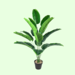 Artificial Banana Plants with Pot Plants Leaves