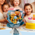 Artificial Sunflower Teddy Crochet Flower Bouquet