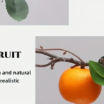 Orange Artificial Plant