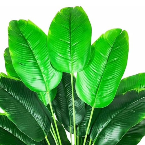 Artificial Banana Plants with Pot Plants Leaves