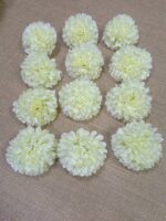 Silk Daliya flower. 50pc packaging