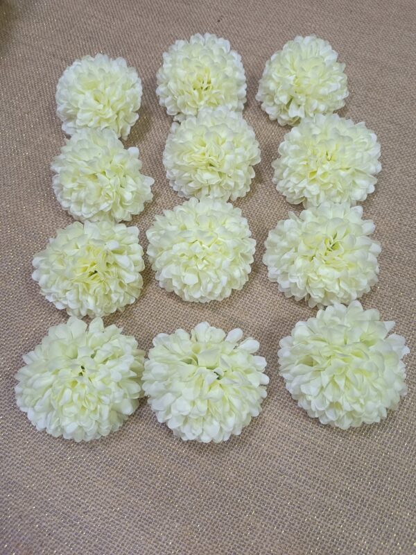 Silk Daliya flower. 50pc packaging