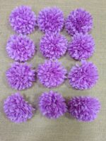 Silk Daliya flower. 50pc packaging