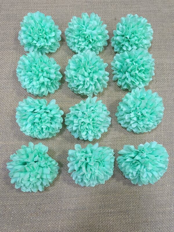 Silk Daliya flower. 50pc packaging