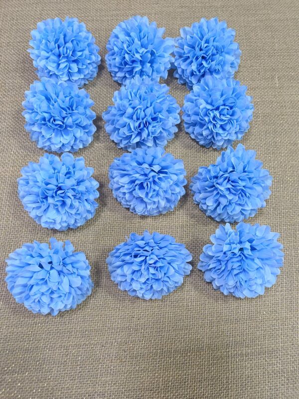 Silk Daliya flower. 50pc packaging