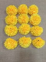 Silk Daliya flower. 50pc packaging