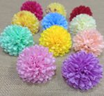 Silk Daliya flower. 50pc packaging