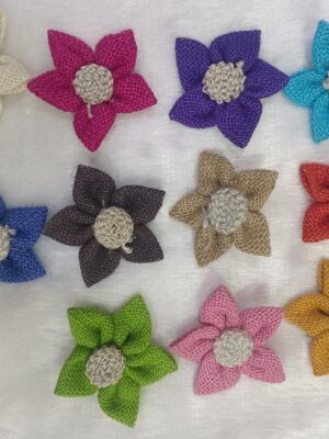 Jute Flower Patches
Pack of 10pc