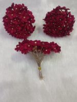 Artificial Fabric Flowers with Pearl Tar
Pack of 50 pcs