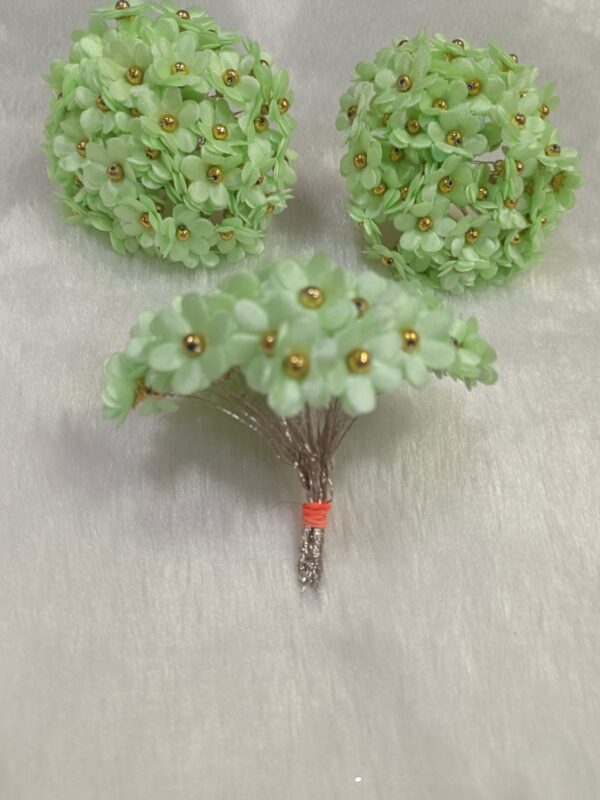 Artificial Fabric Flowers with Pearl Tar
Pack of 50 pcs