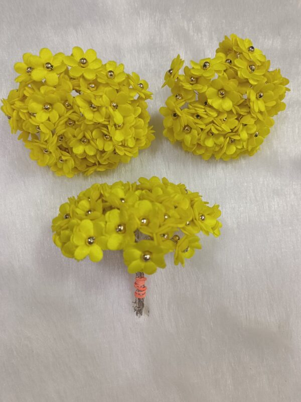 Artificial Fabric Flowers with Pearl Tar
Pack of 50 pcs