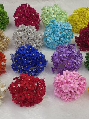 Artificial Fabric Flowers with Pearl Tar
Pack of 50 pcs