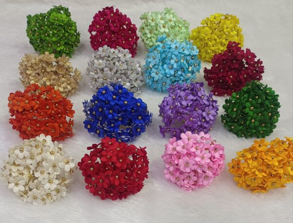 Artificial Fabric Flowers with Pearl Tar
Pack of 50 pcs