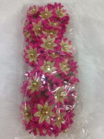 Artificial Fabric Flowers Tar 
Pack of 60pcs