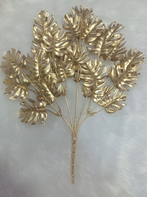 Artificial Golden Bean Leaves Plants
pack of 2 stik