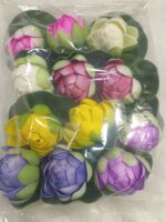 Foam Floating Lotus Artificial Flowers for Pond/Tank/Bowl/Deep Plate/Pool - (Multicolour Set of 12)
size. 10cm