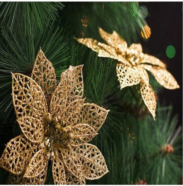 Jali gold flower Big size 
pack of 10pc