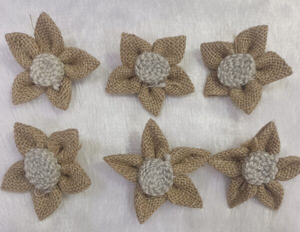 Jute Flower Patches
Pack of 10pc