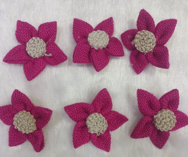 Jute Flower Patches
Pack of 10pc