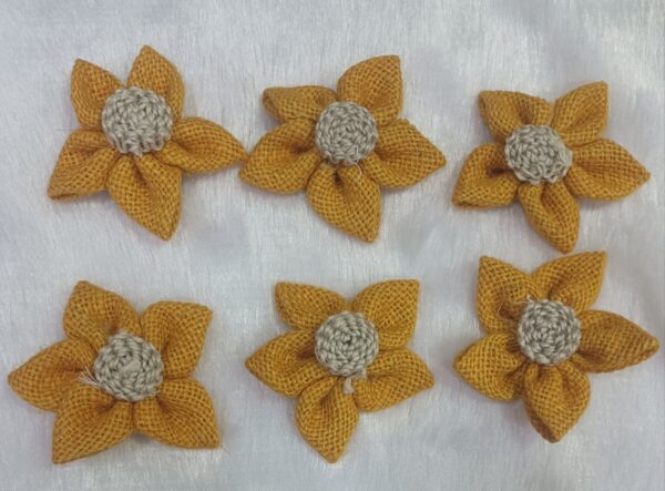 Jute Flower Patches
Pack of 10pc