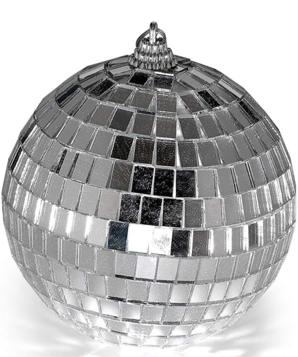 Silver Mirror Disco Ball