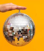 Silver Mirror Disco Ball