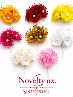artificial flower 72pc moti flower