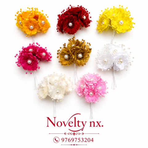 artificial flower 72pc moti flower