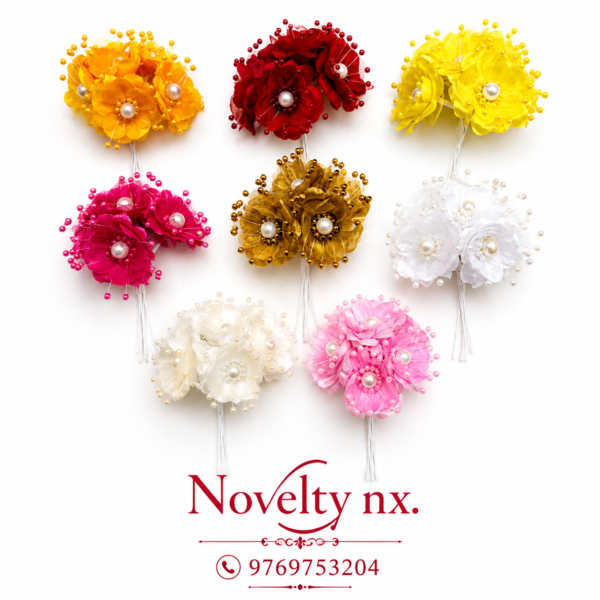 artificial flower 72pc moti flower